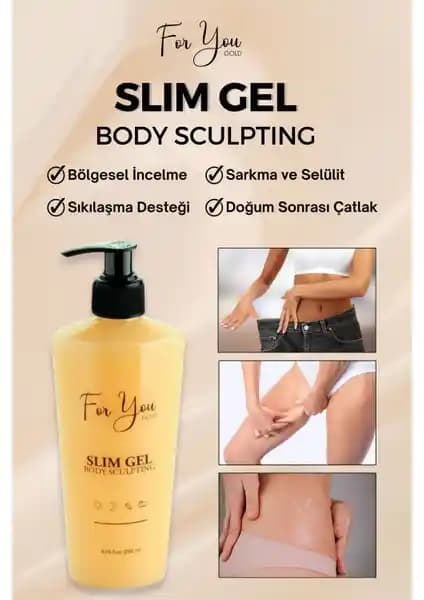 For You Slim 250 ml Vücut Jeli ile Bölgesel İncelme ve Sıkılaştırma Çözümü