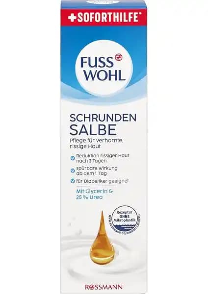 Fusswohl Ayak Çatlakları Merhemi: Yoğun Nemlendirme ve Hızlı Sonuçlar İçin Güvenli Çözüm