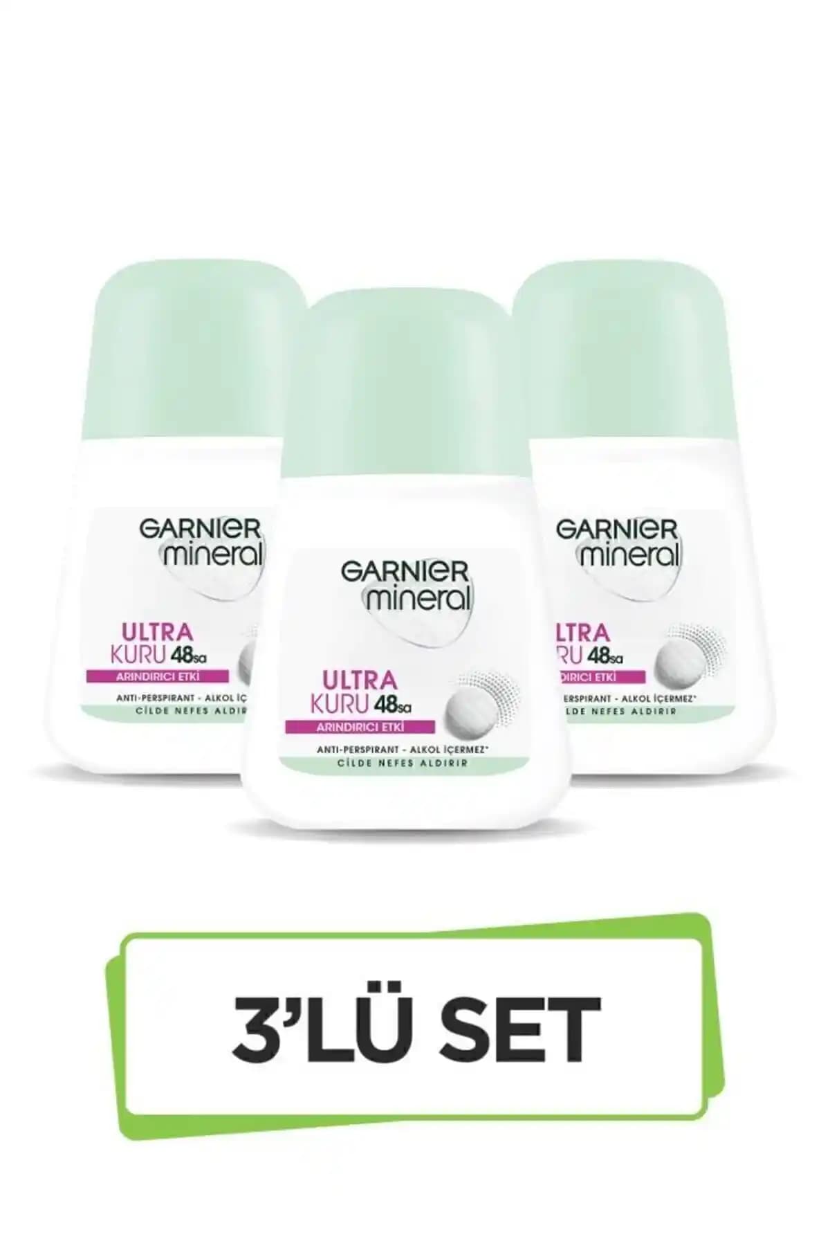 Garnier Mineral Ultra Kuru Roll-on Deodorant: Uzun Süre Kuru ve Ferah Kalma Özelliği