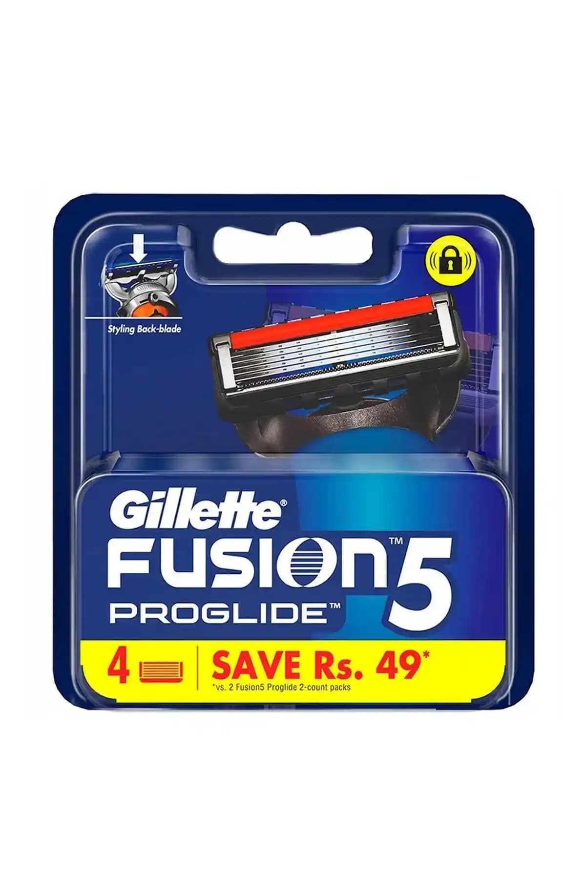 Gillette Fusion Proglide Yedek Bıçakları 4'lü Set ile Konforlu ve Keskin Tıraş Deneyimi