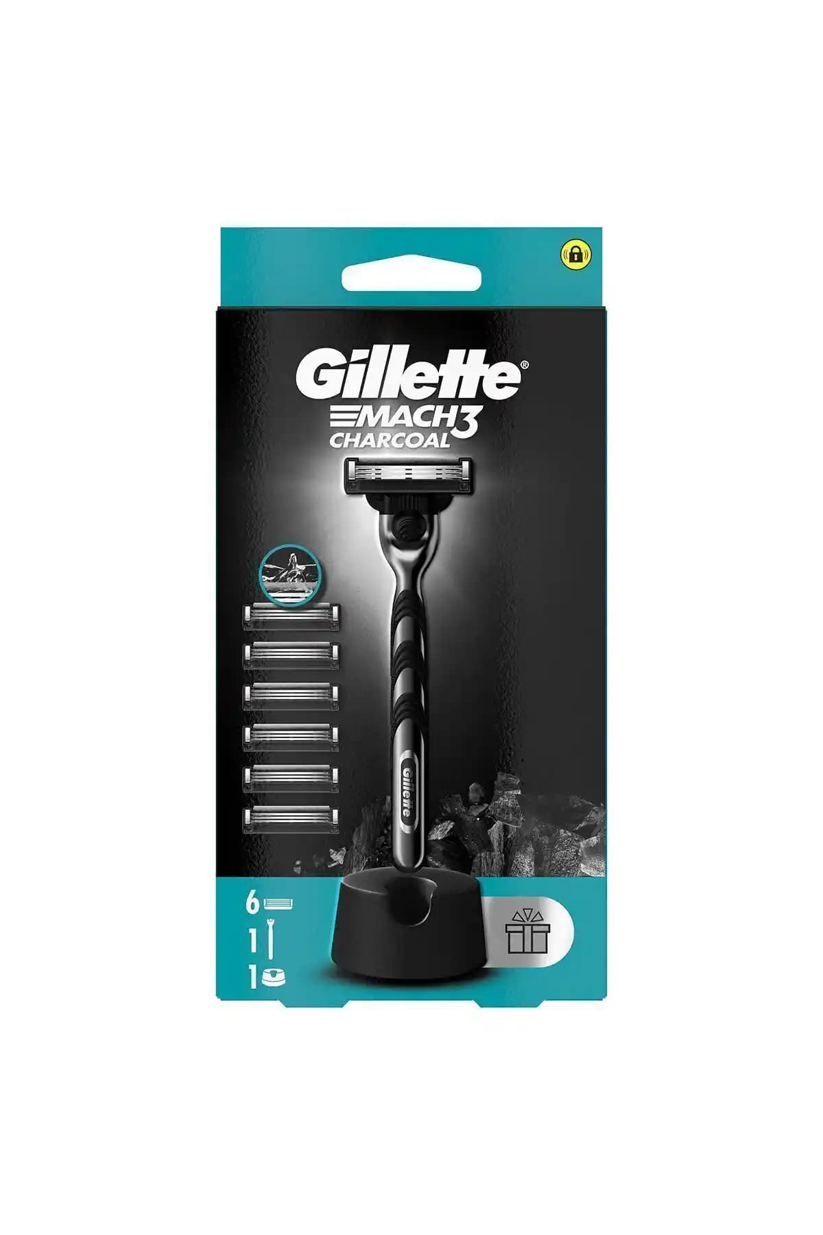 Gillette Mach3 Charcoal Tıraş Makinesi ve Yedek Bıçakları ile Etkili ve Şık Bakım Deneyimi