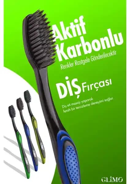 Glimo Aktif Karbonlu Ağız Bakım Diş Fırçası: Hassas ve Etkili Temizlik İçin Uygun Çözüm