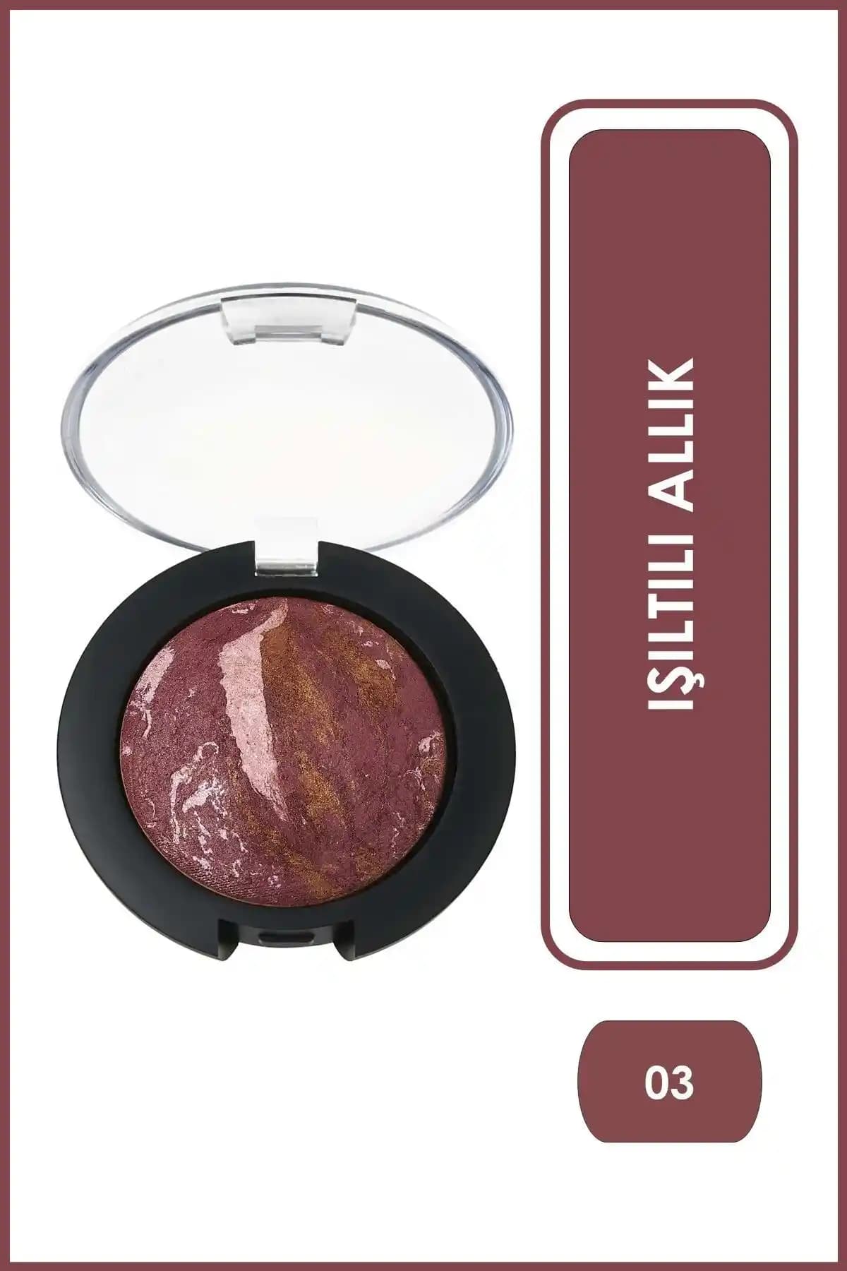 Golden Rose Fırınlanmış Allık 03: Doğal ve Parlak Görünüm İçin Uygun Makyaj Ürünü