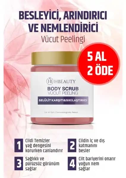Hbeauty Ücut Peelingi: Selülit Azaltıcı ve Cilt Yenileme Özellikleriyle Etkili Bakım Ürünü