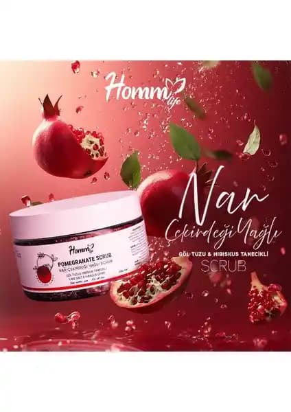Homm Life Nar Çekirdeği Yağlı Scrub: Doğal ve Etkili Cilt Peeling Ürünü Tanıtımı
