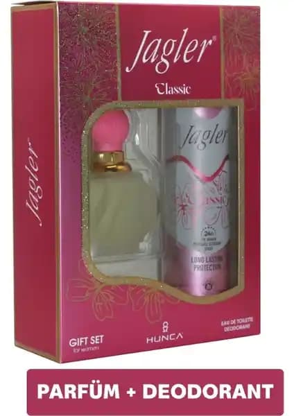 Jagler Classic Kadın Parfüm Seti: Kalıcı ve Çekici Koku ile Günlük Kullanım İçin Ideal