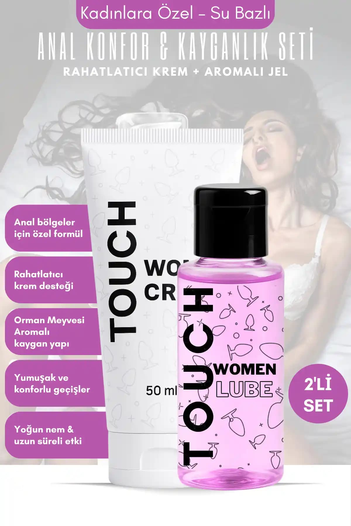 Kadınlar İçin Anal Konfor Seti: Rahatlatıcı ve Kayganlaştırıcı Jel Ürünleri