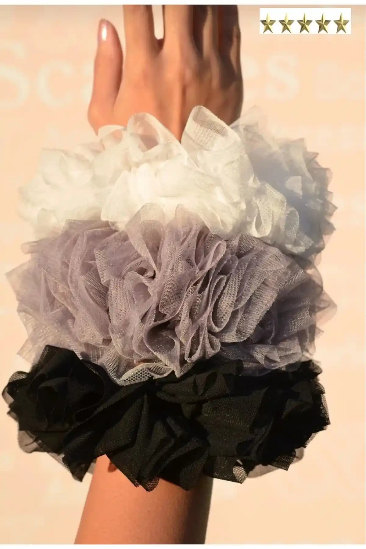 Kaymaz ve Hafif Tasarım ile Modern Tesettür Şal Eşarp ve Topuz Tokası Seti