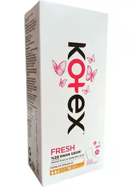 Kotex Fresh Deo Günlük Uzun Ped: Konfor ve Güvenlik Sunan Hijyen Ürünü