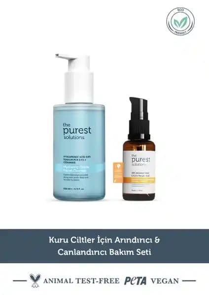 Kuru ve Hassas Ciltler İçin Arındırıcı ve Canlandırıcı Bakım Seti - Doğal ve Etkili Çözümler