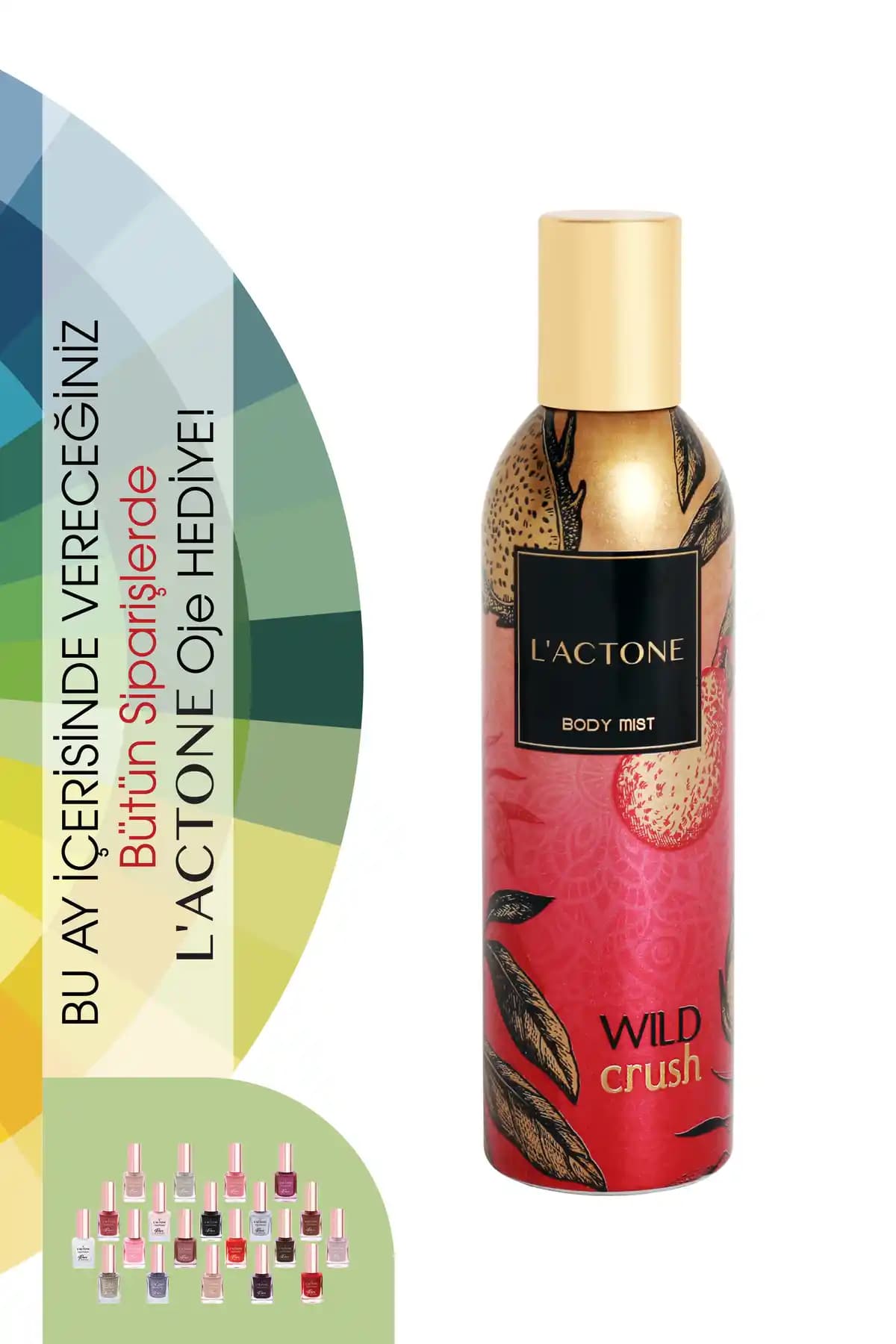 L'ACTONE Wild Crush Body Spray: Ferahlatıcı ve Uzun Süreli Çiçeksi Koku Deneyimi