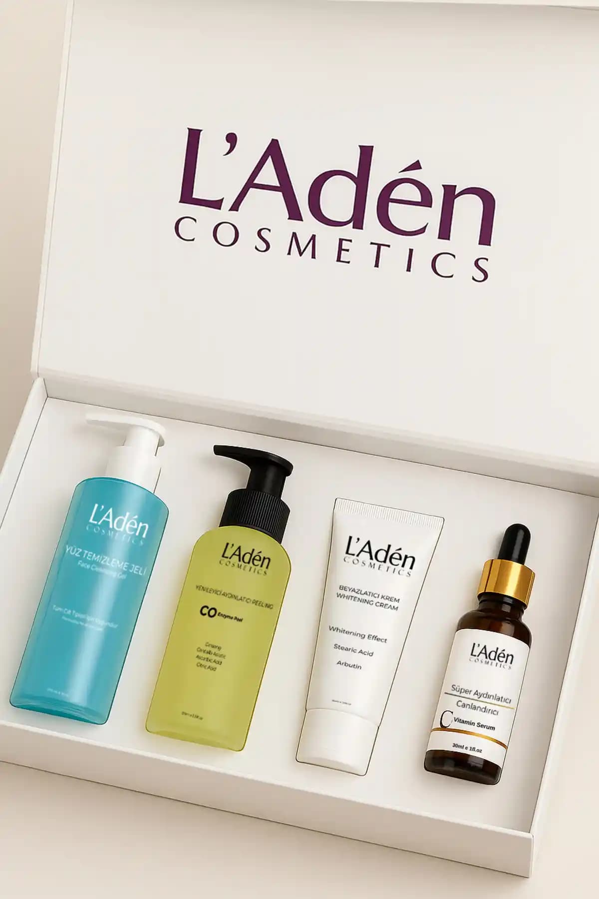 L'Aden Cosmetics Cilt Tonunu Eşitleyen ve Aydınlatıcı Bakım Seti İncelemesi