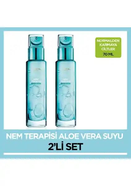 L'Oréal Paris Nem Terapisi Aloe Vera Suyu: Karma Ciltler İçin Günlük Nemlendirme Çözümü