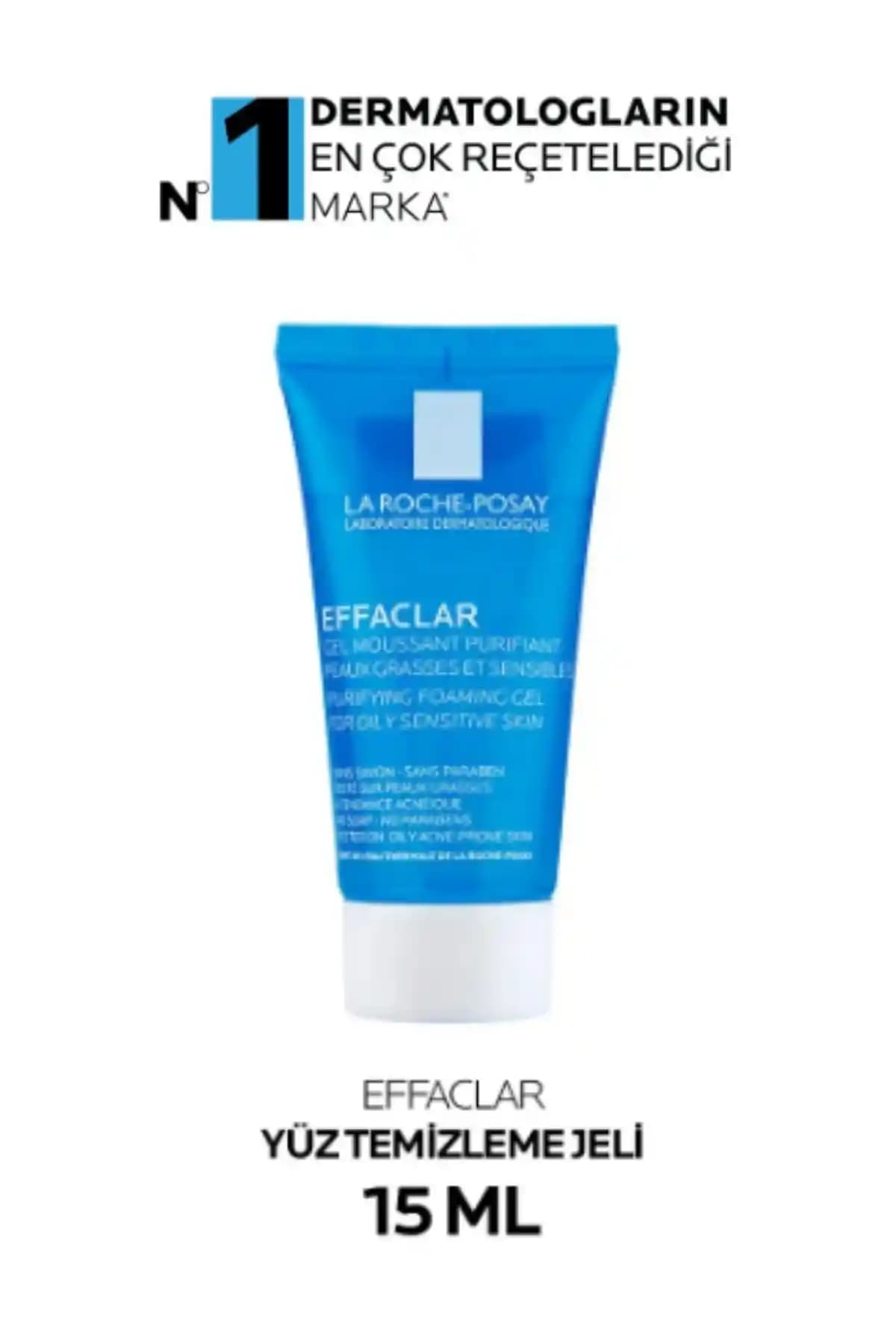 La Roche Posay Effaclar Jel 15 ml Yağlı ve Hassas Ciltler İçin Temizleyici Ürün