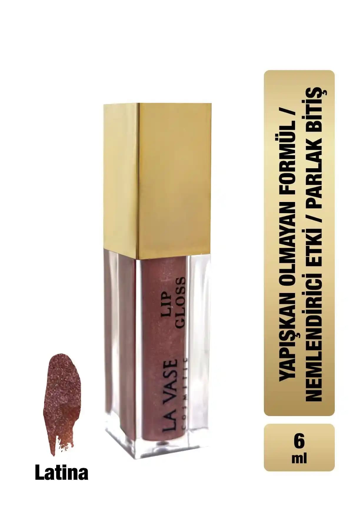 La Vase Lip Gloss-Latina Dudaklara Doğal ve Parlak Görünüm Sağlayan Mükemmel Ruj
