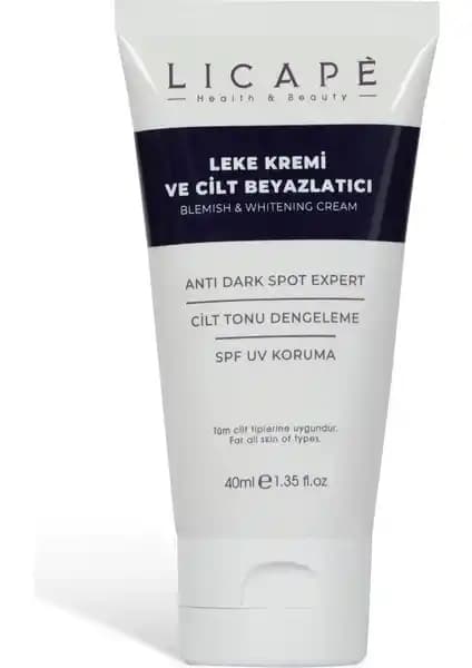 Licape Cilt Kremi ile Cilt Tonunu Dengeleyin ve Lekeleri Azaltın