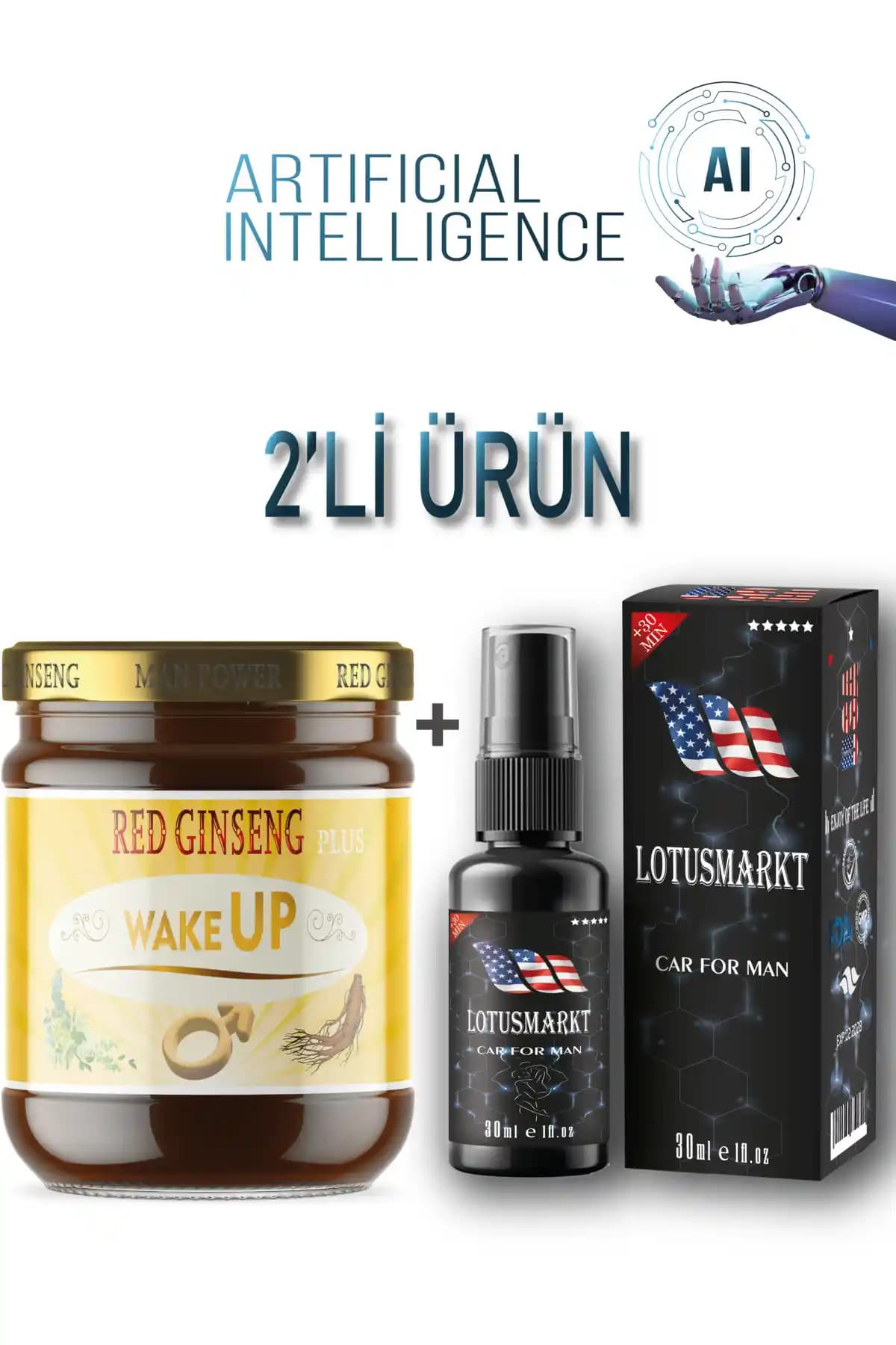 LotusMarkt Bitkisel Red Ginseng Atom ve Long Time Care For Man Ürünü İncelemesi