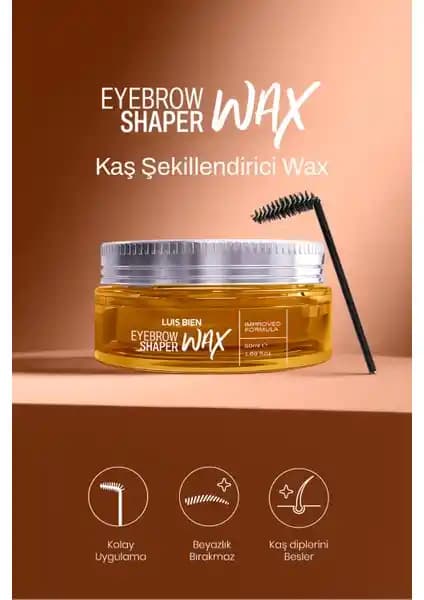 Luis Bien 50 ml Kaş Şekillendirici Wax Doğal İçeriklerle Uzun Süreli Sabitleme