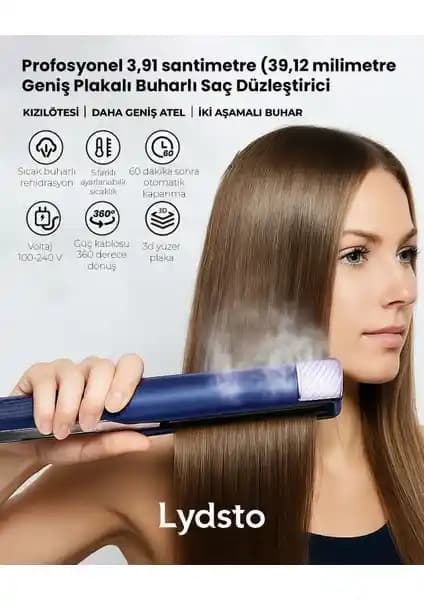 Lydsto Beauty Steam Flow Buharlı Saç Düzleştirici ve Şekillendirici Özellikleri ve Kullanım Avantajları