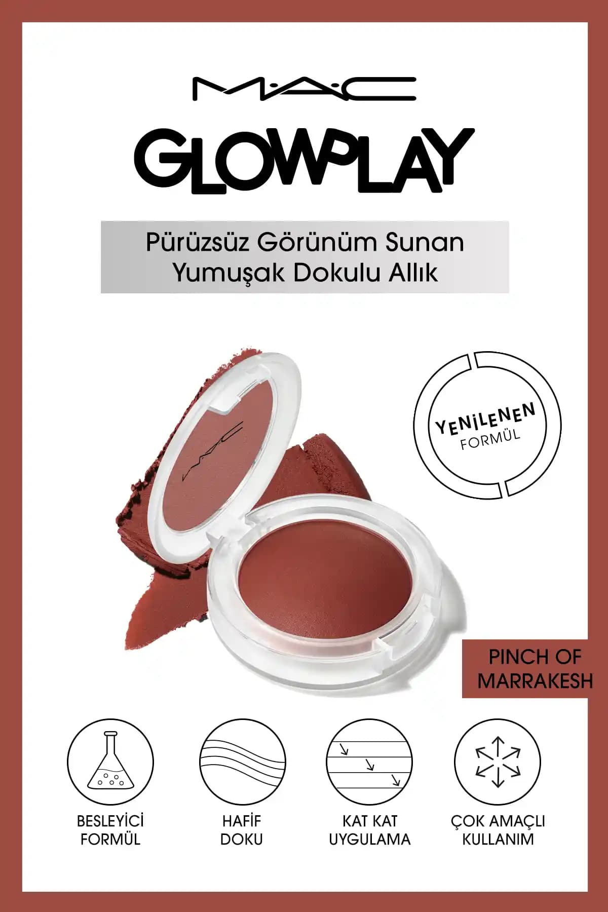 Mac Glow Play Yumuşak Dokulu Allık: Doğal ve Kalıcı Güzellik İçin Mükemmel Seçenek