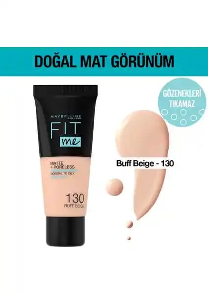 Maybelline Fit Me Mat ve L'Oréal True Match Bakım Yapan Fondöten Karşılaştırması