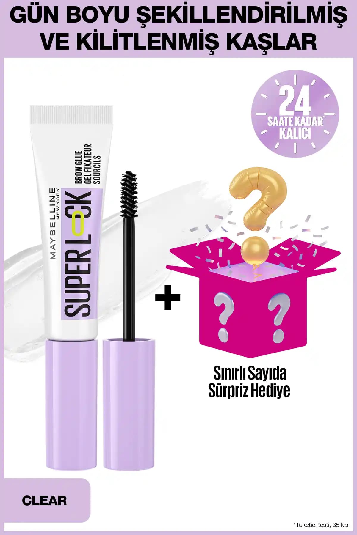 Maybelline Super Lock Brow Glue ile Gün Boyu Kalıcı ve Doğal Kaş Şekli