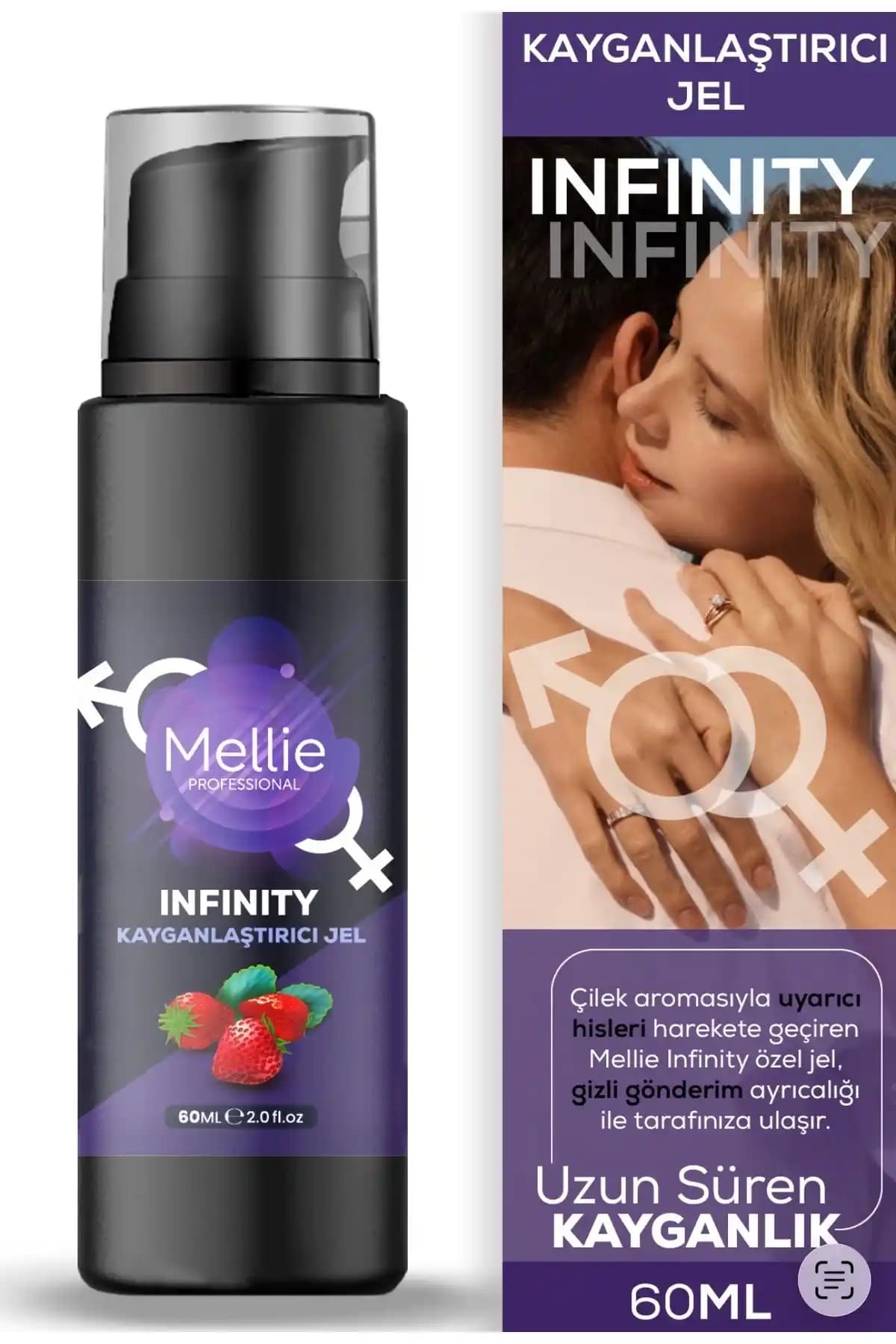 Mellie Çilek Aromalı Kayganlaştırıcı Jel: Yüksek Kaliteli ve Kullanışlı Cinsel Sağlık Ürünü