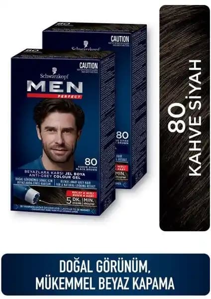 Men Perfect Saç Boyası 80: Hızlı, Kalıcı ve Doğal Görünüm Sağlayan Saç Boyası