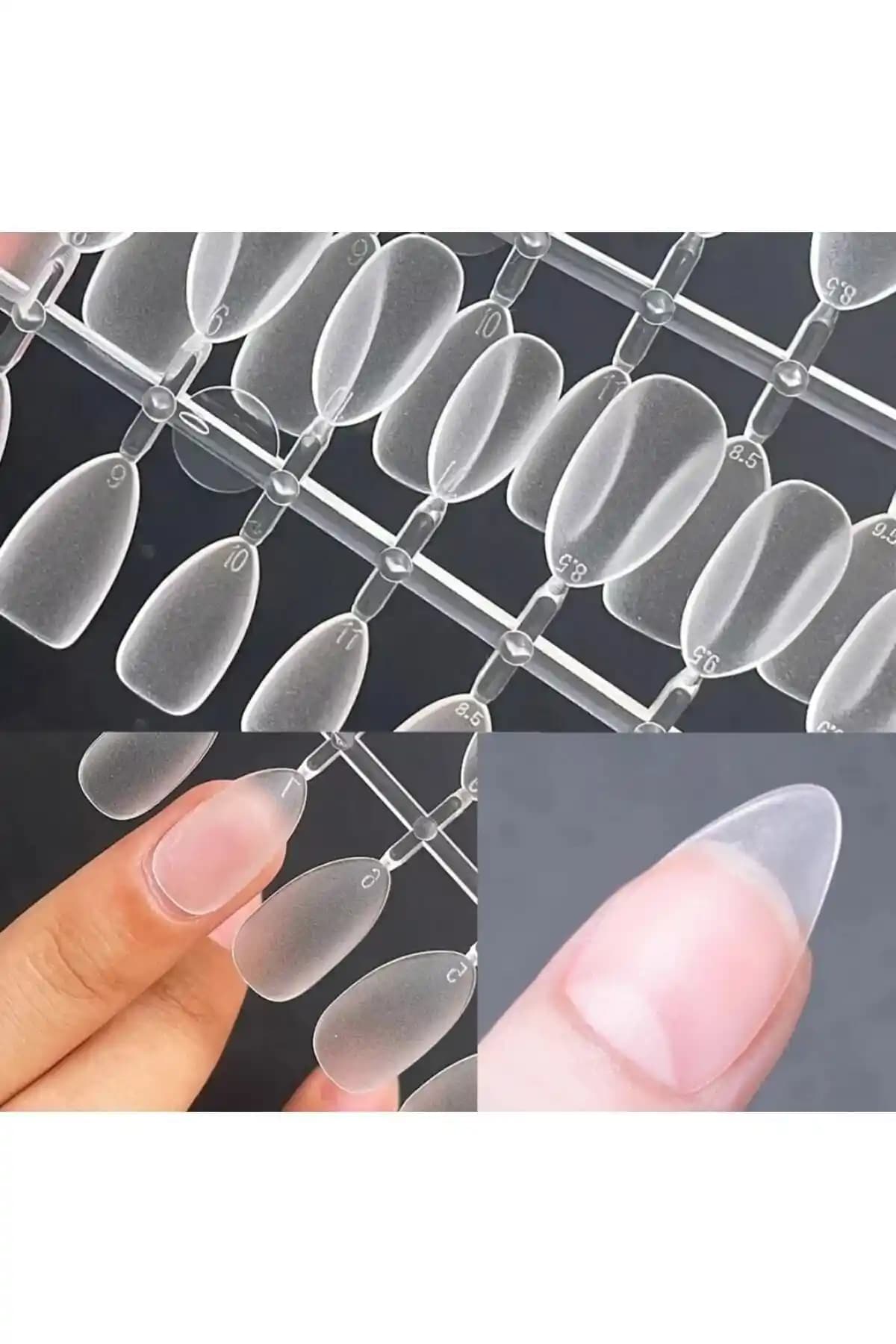 Monalisa Kadın 100'lü Takma Şeffaf Tırnak Seti: Modern ve Ekonomik Güzellik Çözümü