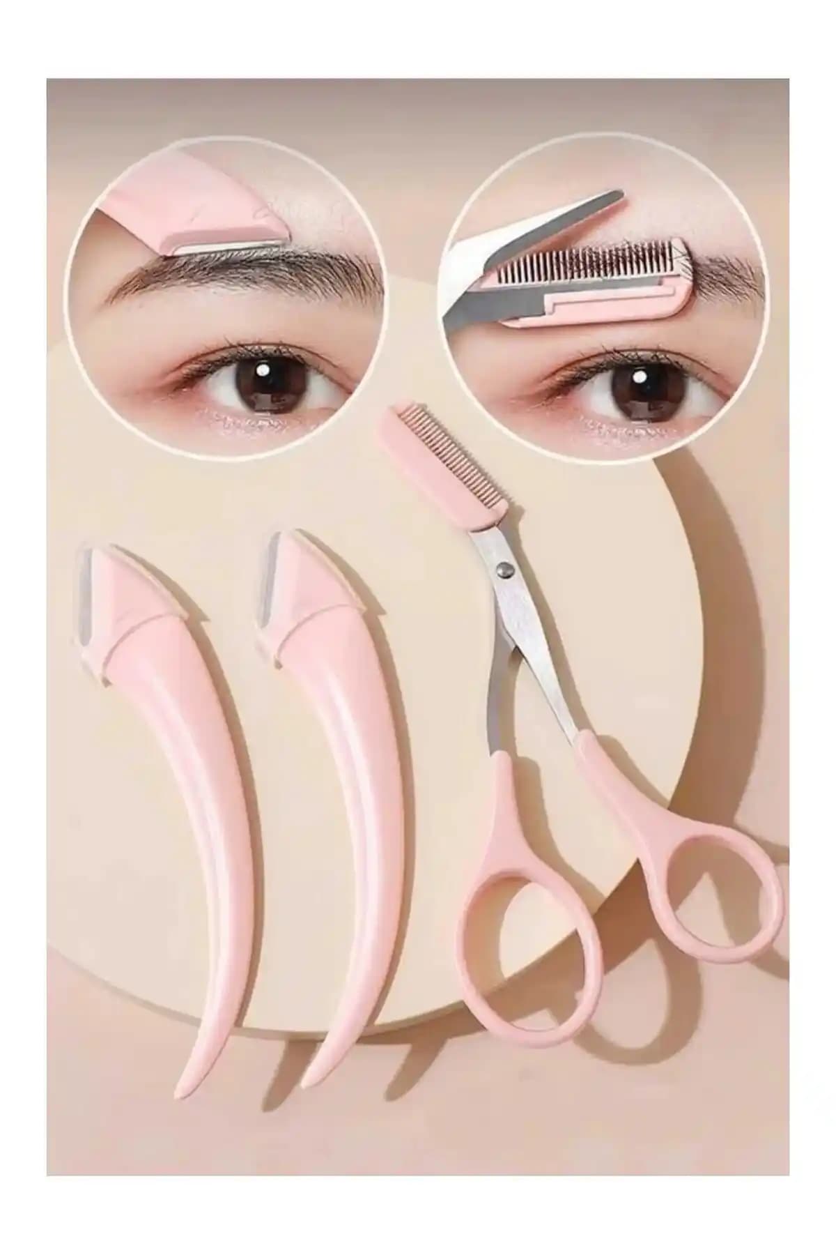 Monalisatoka Pembe Kaş Makası ve Usturası 2'li Seti İncelemesi ve Kullanım Tavsiyeleri