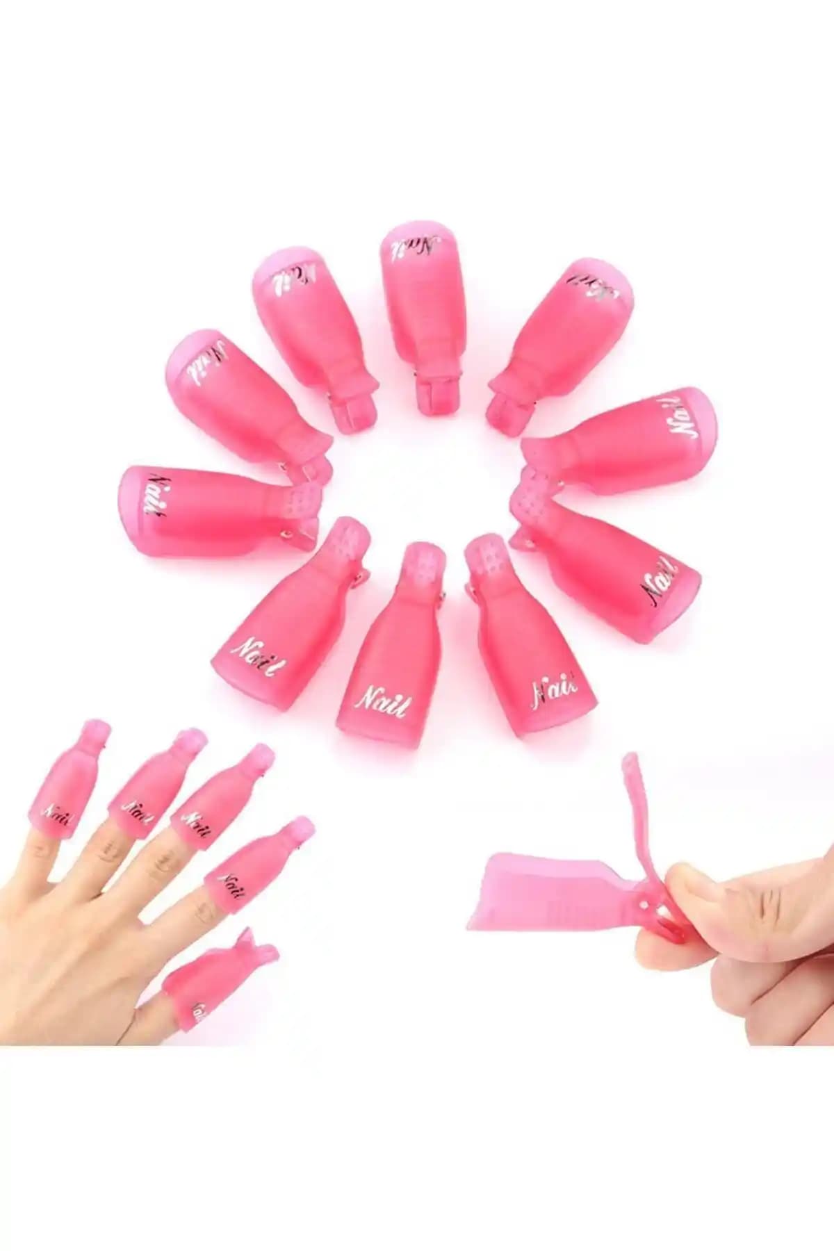 MOZIUR Kalıcı Oje Çıkarıcı Mandal Seti: Hızlı ve Pratik Tırnak Bakımı Çözümü