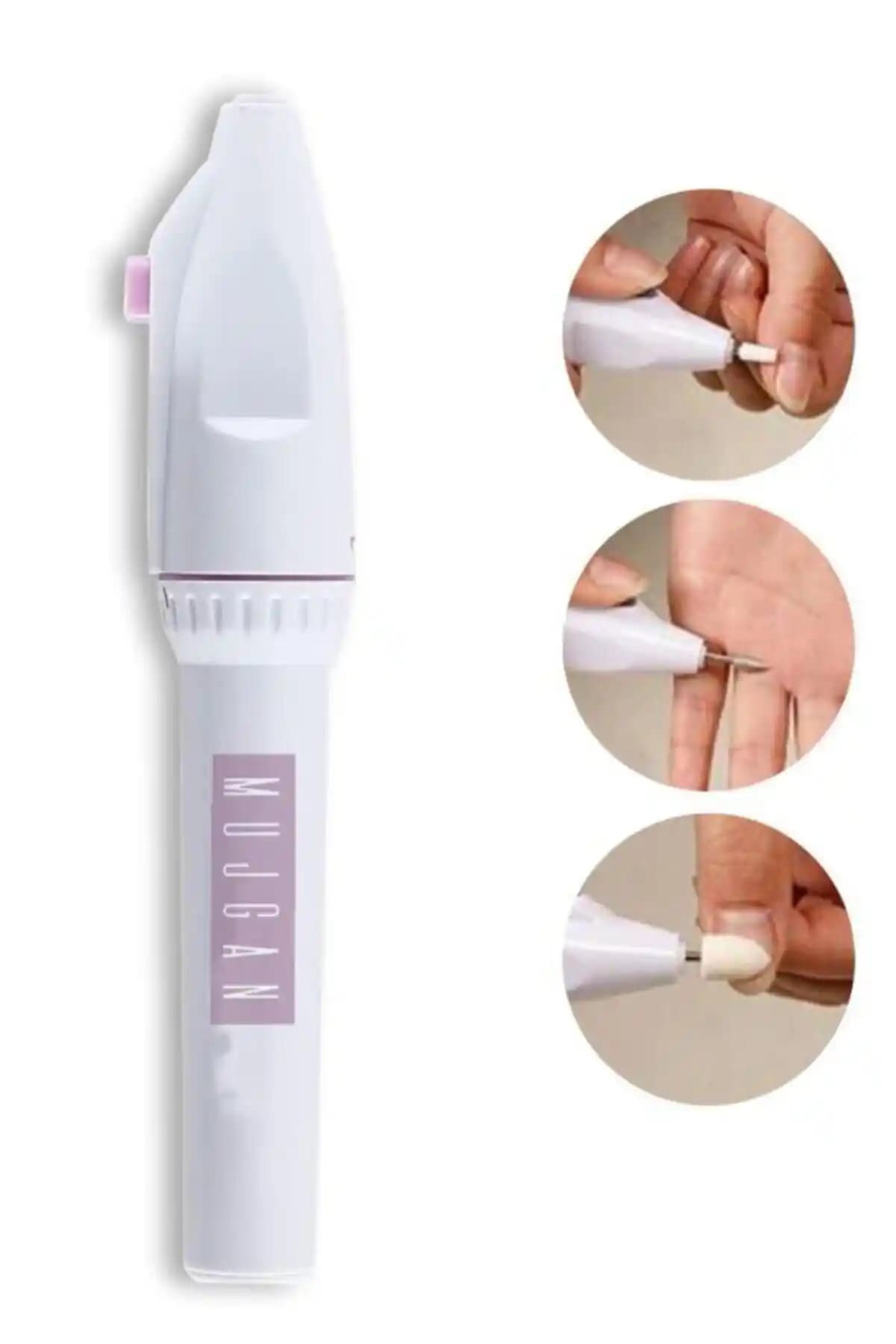 MUJGAN Pilli Manikür Pedikür Seti Evde Profesyonel Tırnak Bakımı İçin Uygun