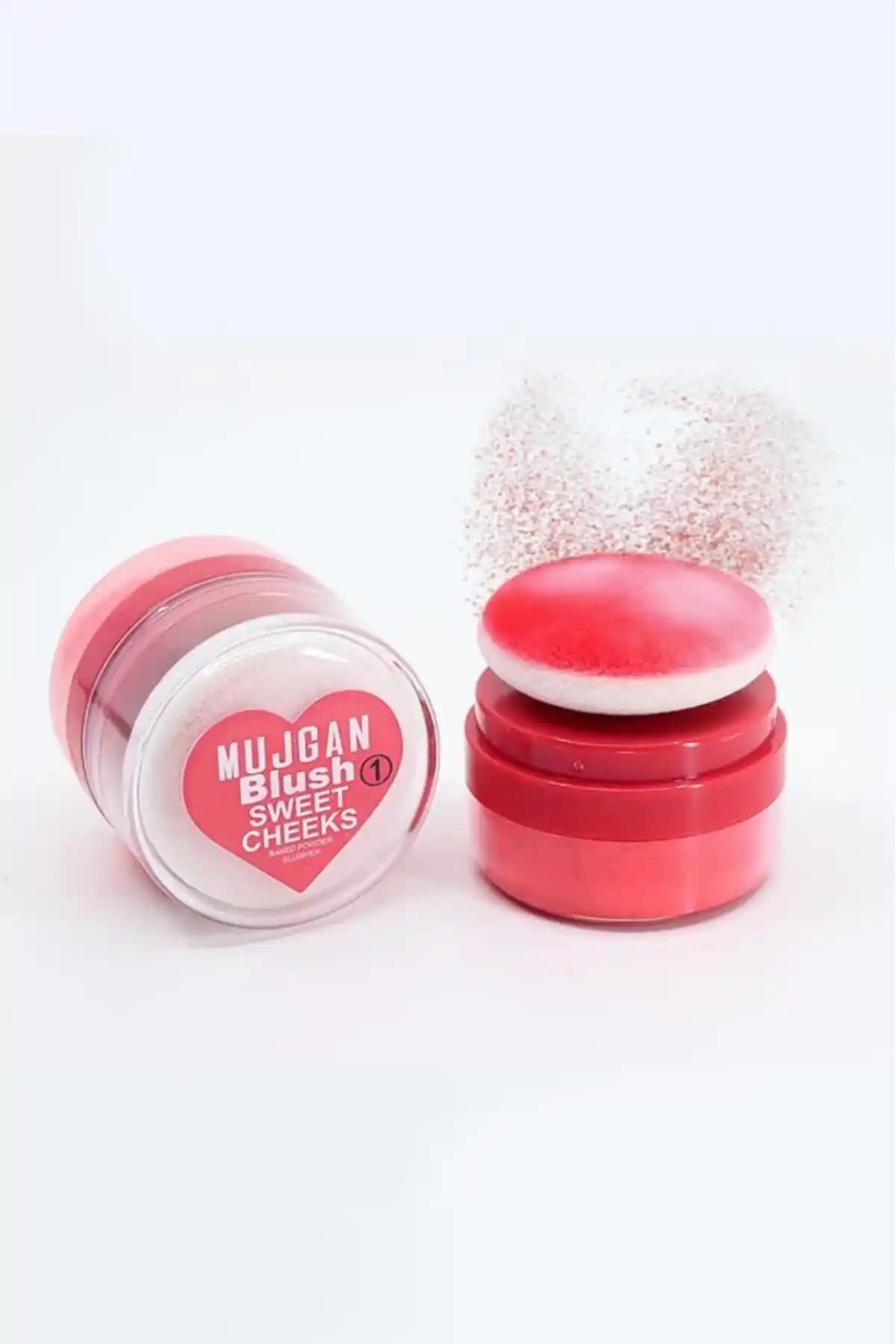 MUJGAN Tekli Simli Allık No:1 Doğal ve Işıltılı Güzellik İçin Uygun Makyaj Ürünü