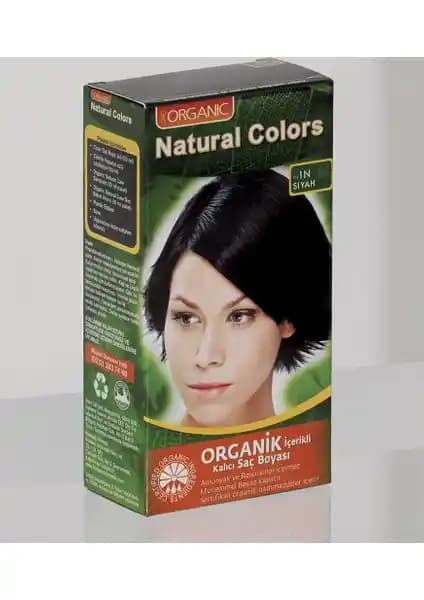 Natural Colors 1N Siyah Organik Saç Boyası: Doğal ve Güvenilir Saç Renkleri İçin Uygun Seçenek
