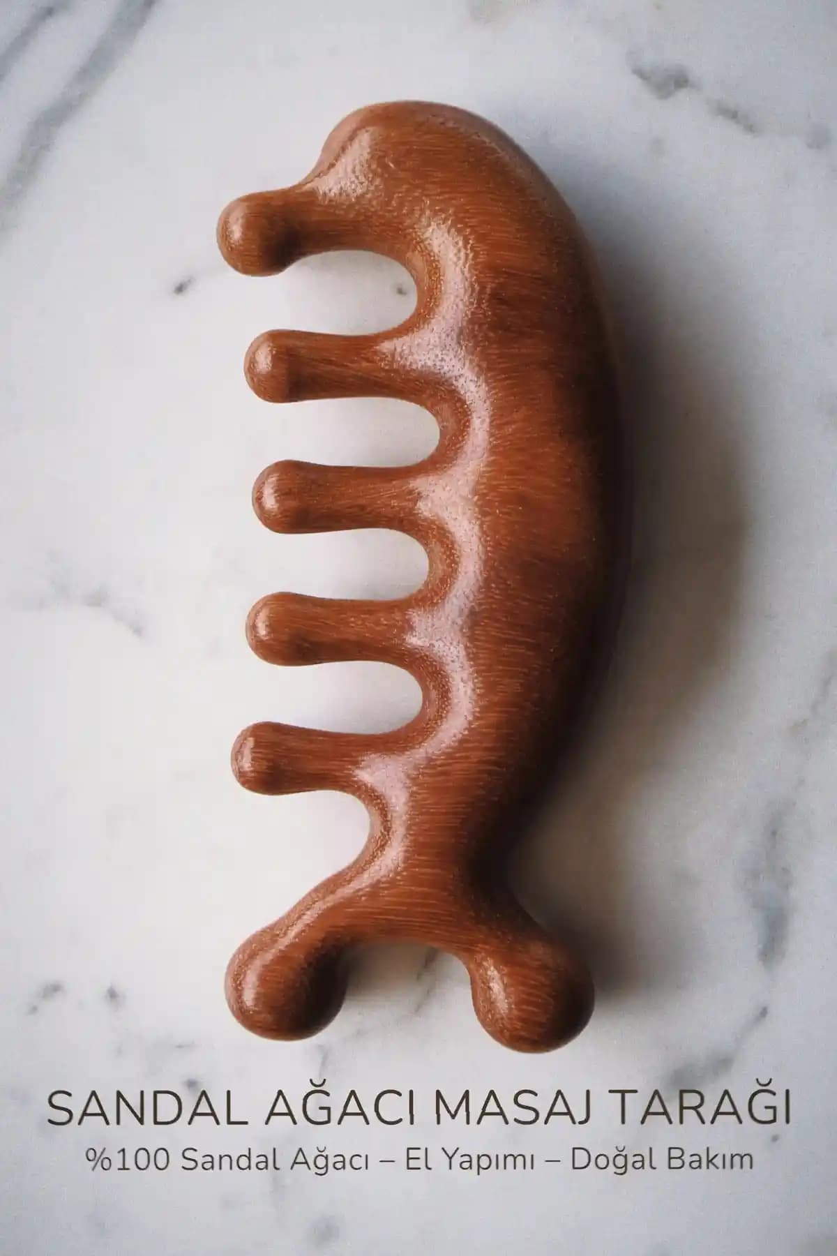 NATUROVA Sandal Ağacı Gua Sha ile Doğal Güzellik ve Sağlıklı Yaşam İçin Çok Yönlü Terapi Aracı