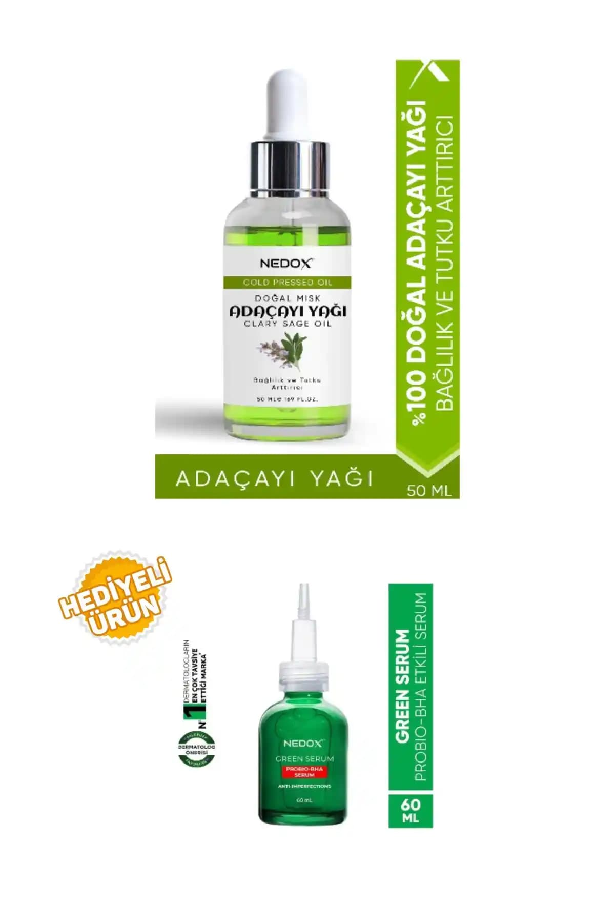 NEDOX Misk Adaçayı Yağı: Doğal İçeriklerle Gelişmiş Ruh ve Cilt Bakımı Çözümü