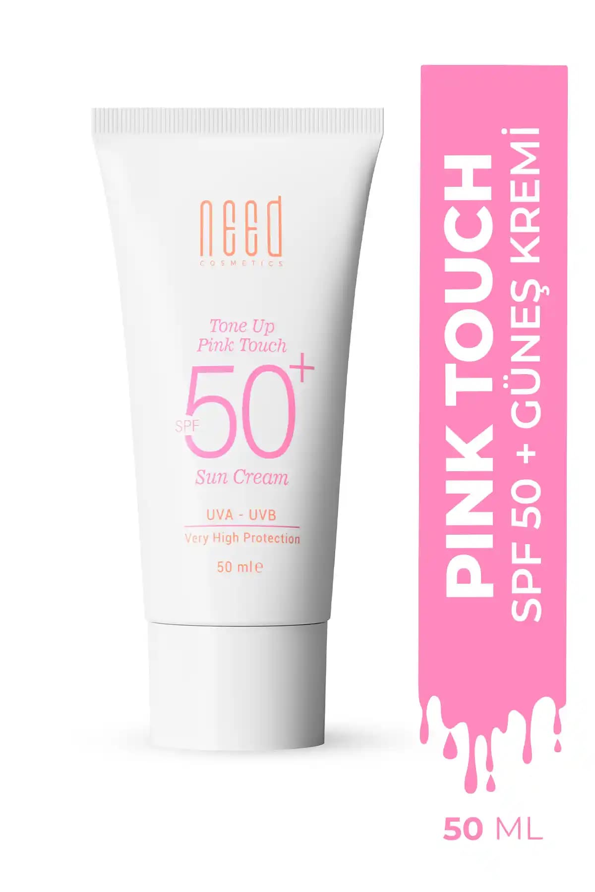 Need Cosmetics Hydra Pink Güneş Kremi SPF 50+ ile cilt koruma ve ton eşitleme
