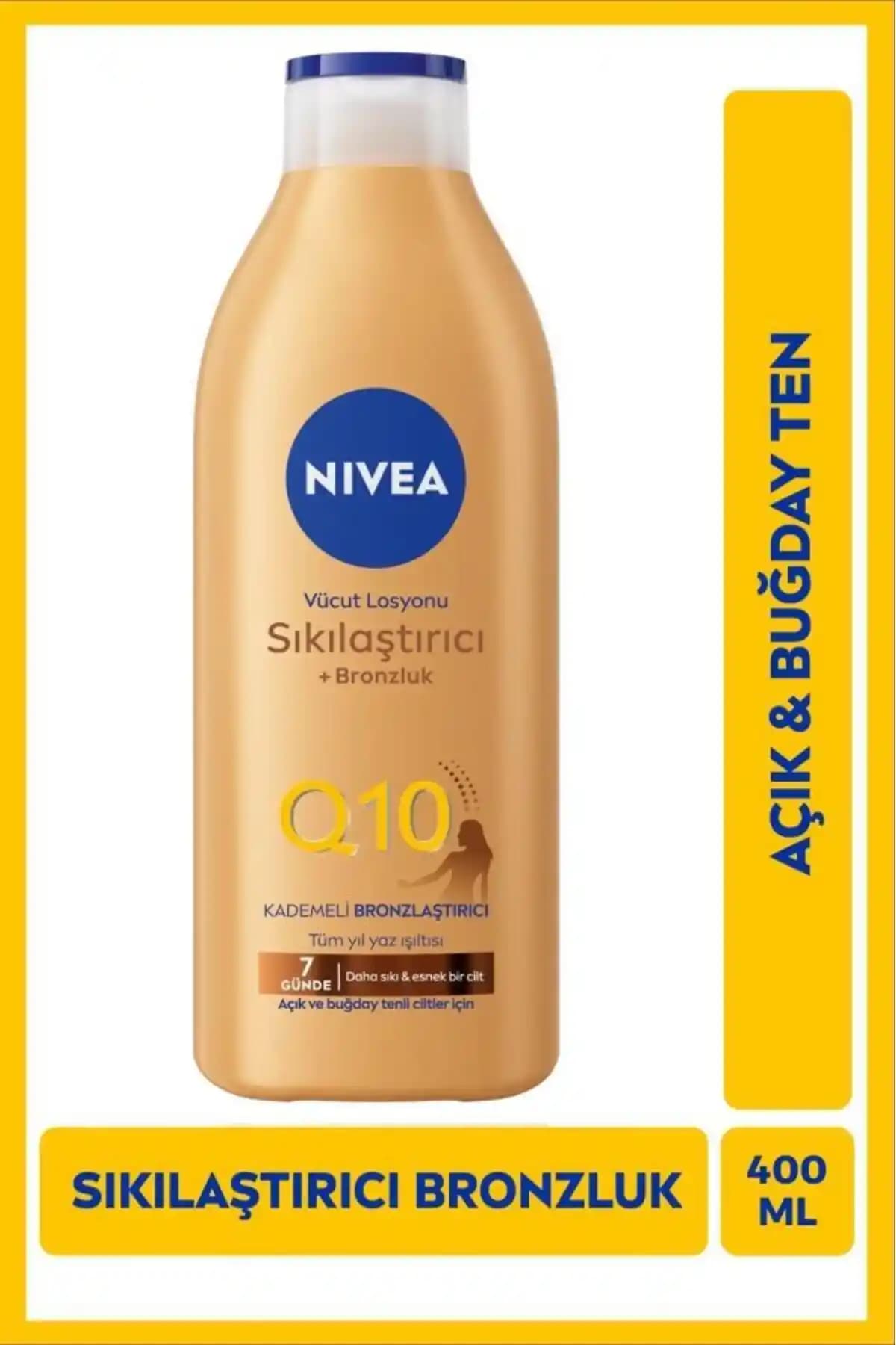 NIVEA Q10 Sıkılaştırıcı ve Bronzlaştırıcı Vücut Losyonu: Cilt Sağlığı ve Güzelliği İçin Güvenilir Seçenek