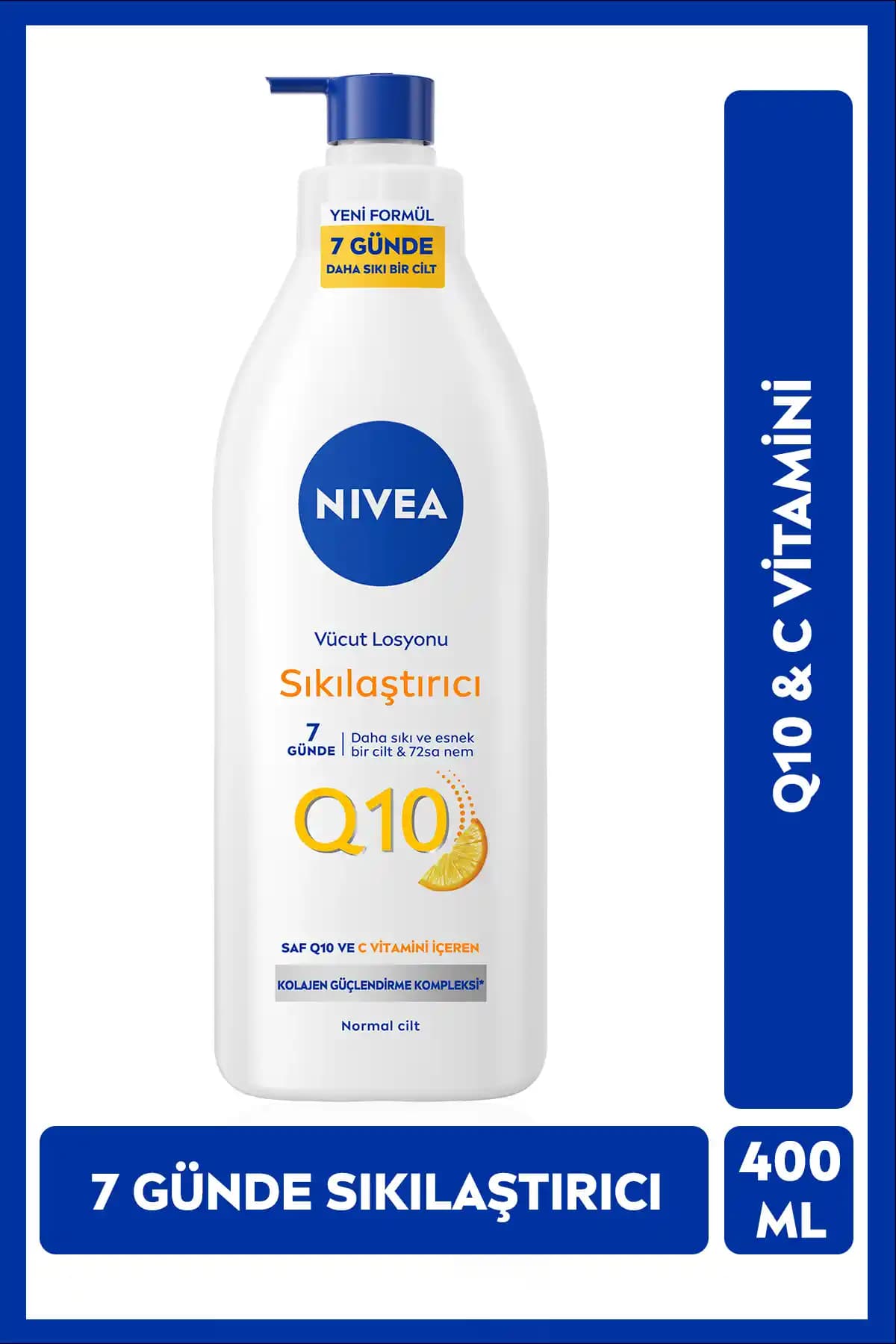 NIVEA Q10 Sıkılaştırıcı Vücut Losyonu: 7 Günde Gözle Görülen Sıkılaşma ve Nemlendirme Özelliği