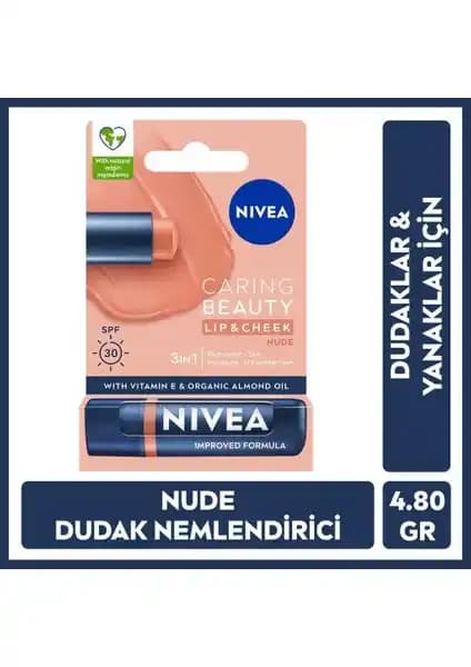 Nivea Renkli Dudak Bakım Kremi: Nemlendiren ve Güneş Koruyan Çok Yönlü Dudak ve Yanak Bakımı