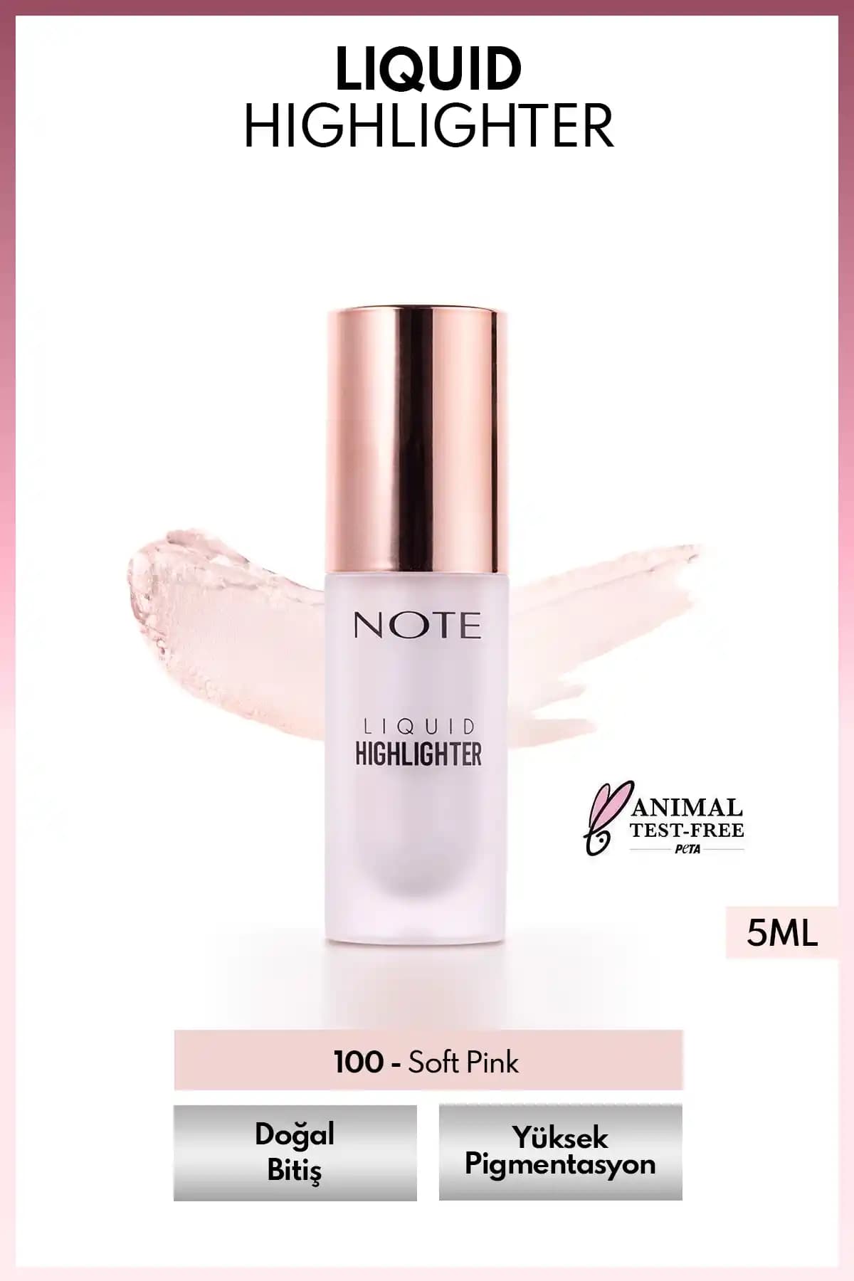 Note Cosmetics Liquid Highlighter Doğal Işıltı ve Parlaklık İçin Mükemmel Bir Seçenek