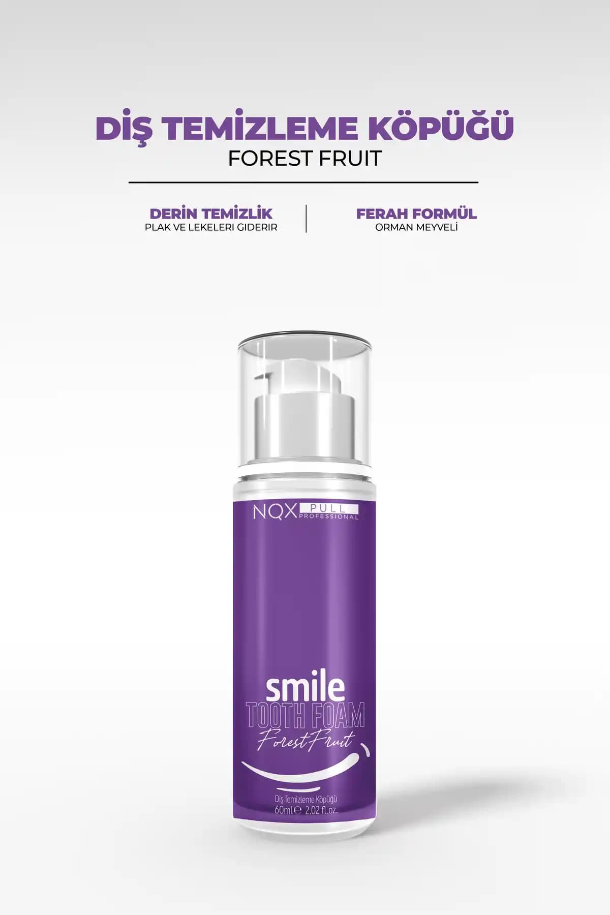 NQX PULL Diş Macunu Köpük Doğal İçeriklerle Beyazlatma ve Temizlik Sağlar
