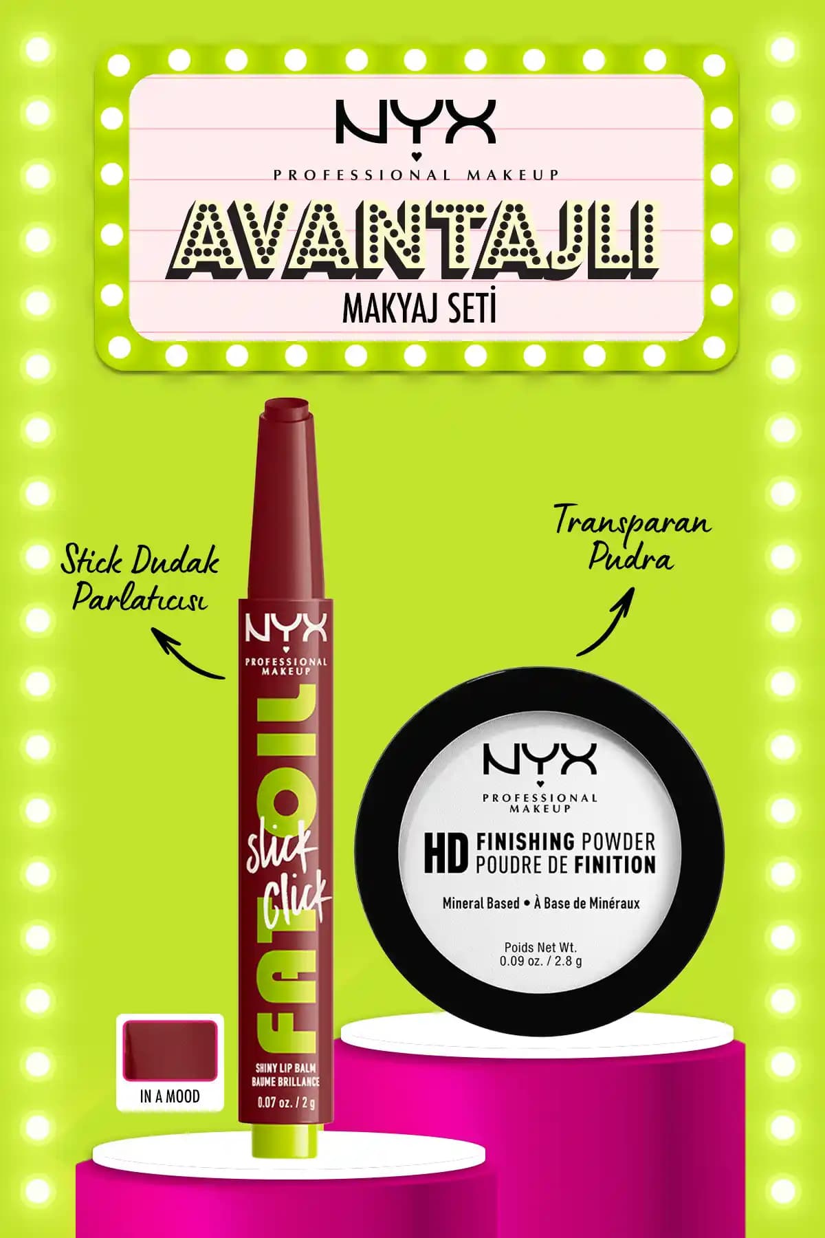 NYX Professional Makeup Ürünleri: Dudak Bakımı ve Makyaj Sabitleyici Pudra Özellikleri