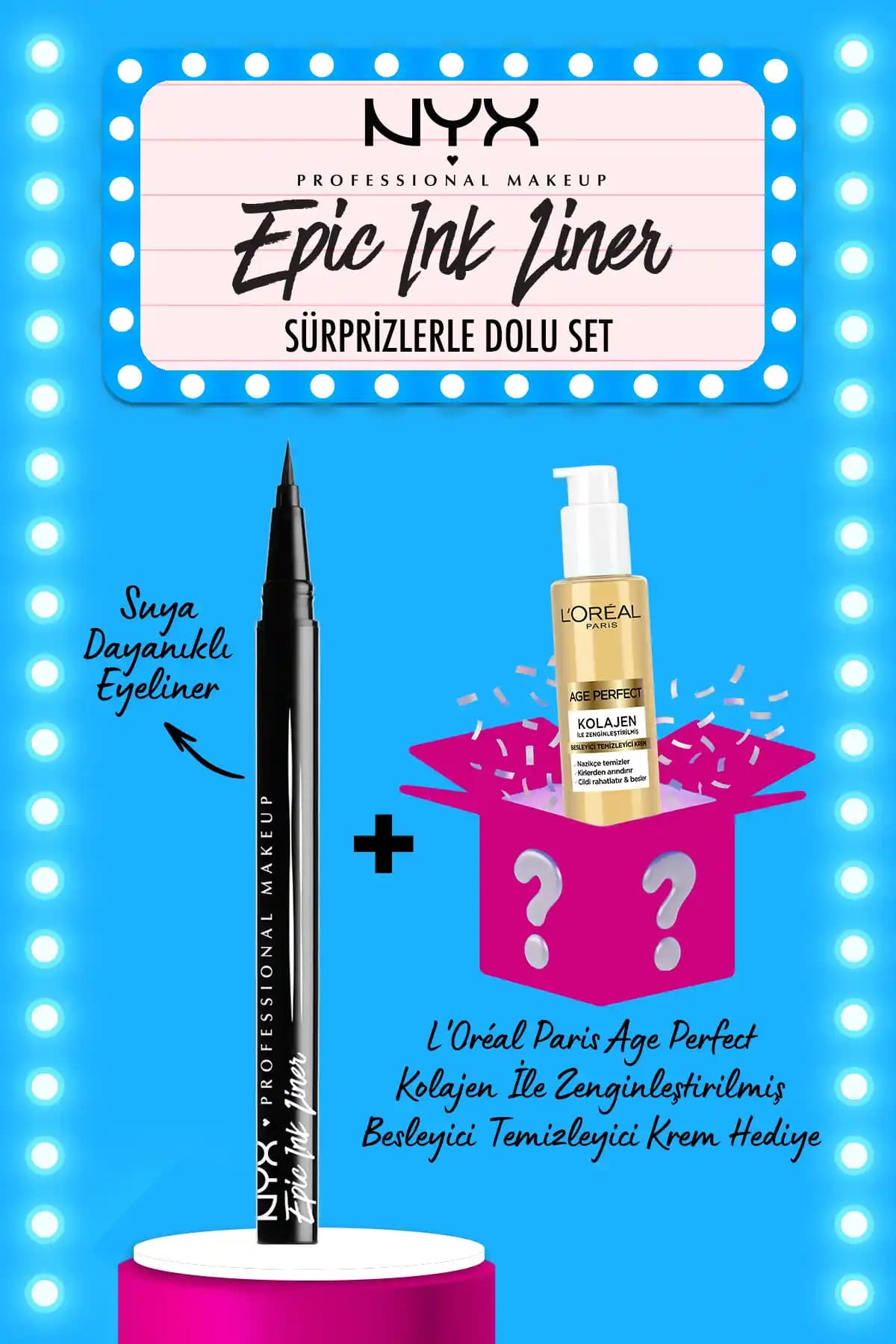 NYX Siyah Eyeliner Epic Ink ile Günlük ve Özel Makyajlar İçin Pratik Çözüm