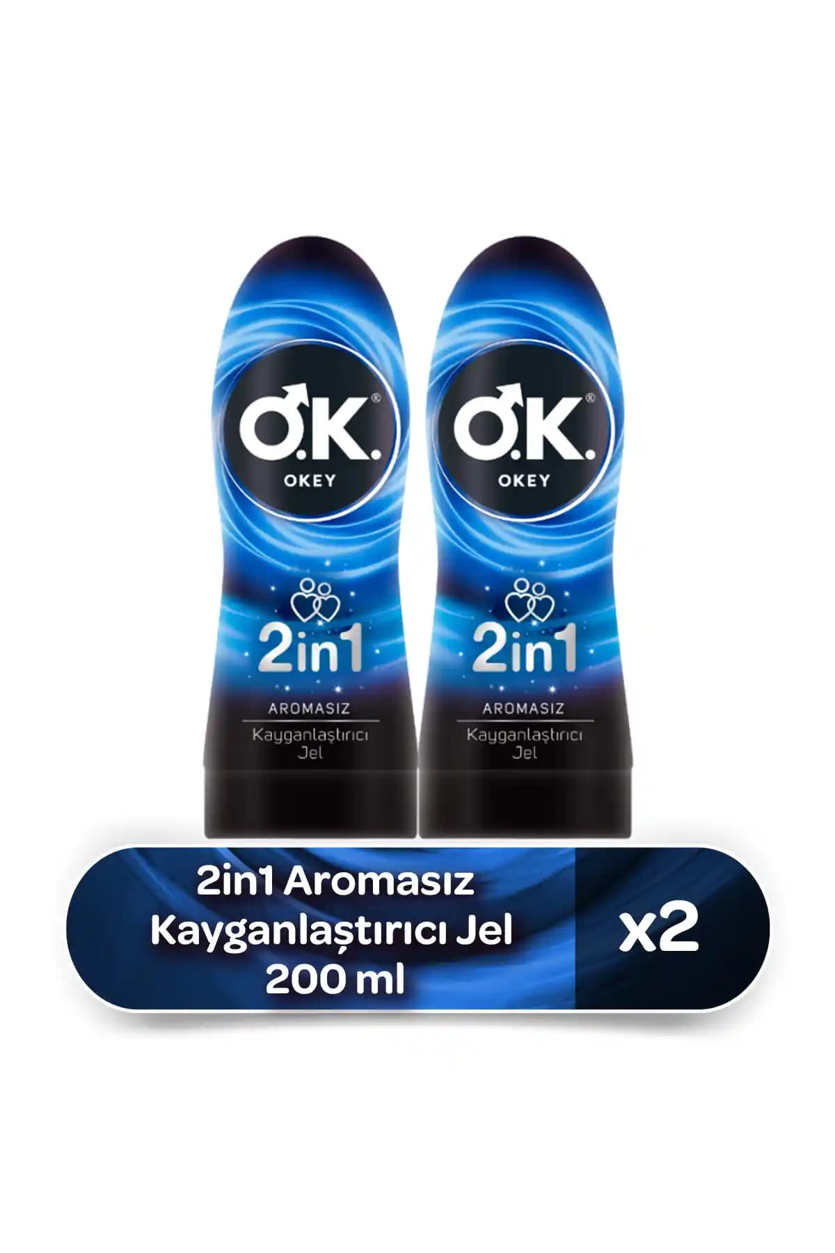 Okey 2in1 Aromasız Kayganlaştırıcı Jel: Güvenli ve Konforlu Kullanım İçin Uygun Çiftler Ürünü