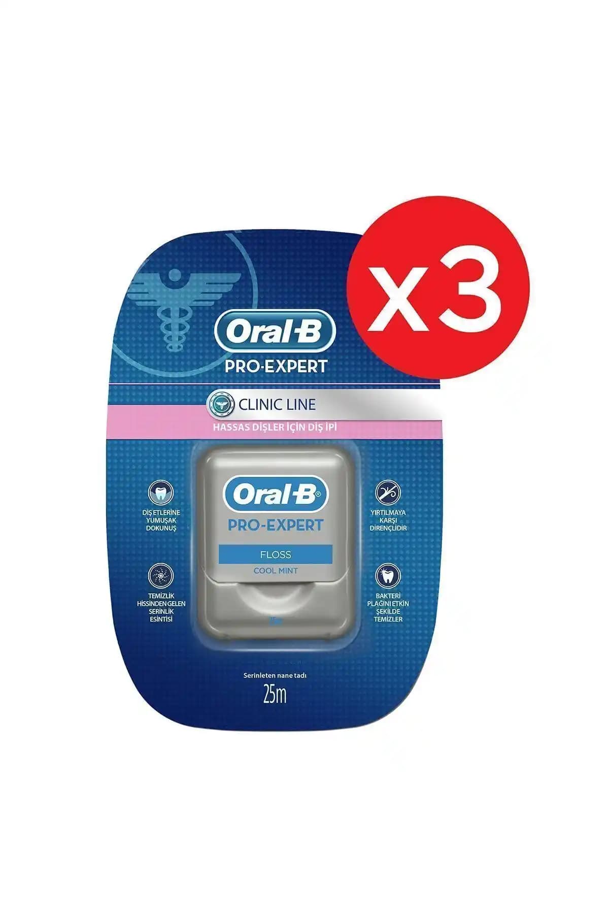 Oral-B Diş İpi Pro-Expert Clinic Line 75 M: Hassas Dişler ve Diş Eti Sağlığı İçin Etkili Temizlik Çözümü