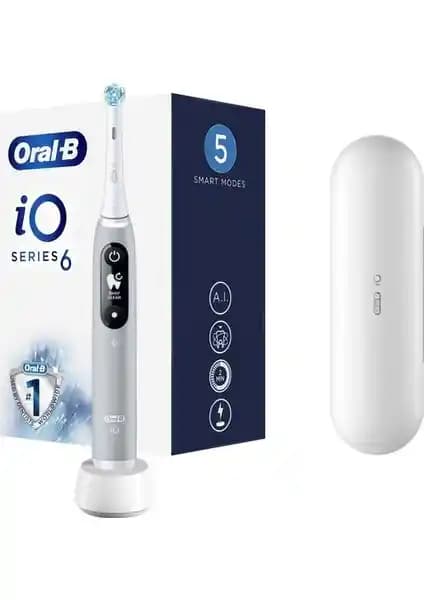 Oral-B iO 6 Şarjlı Diş Fırçası Gelişmiş Temizlik ve Akıllı Teknoloji Özellikleri