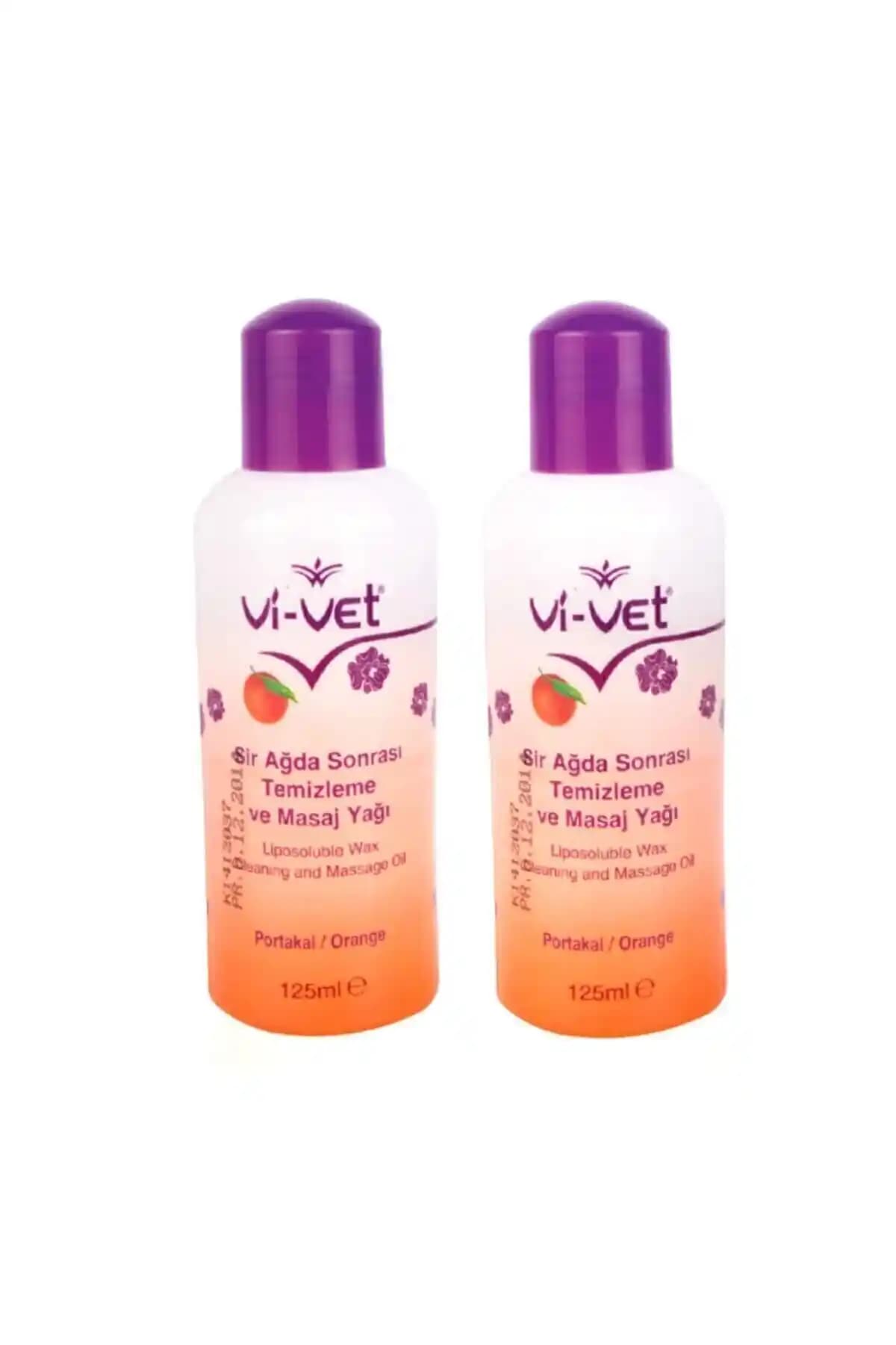 Organik Portakal Aromalı Ağda Sonrası Bakım Yağı 125ml Çiftli Paket