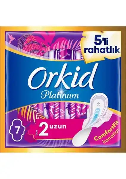 Orkid Platinum Uzun Pedler Günlük Kullanım İçin Yüksek Performanslı Hijyenik Pedler