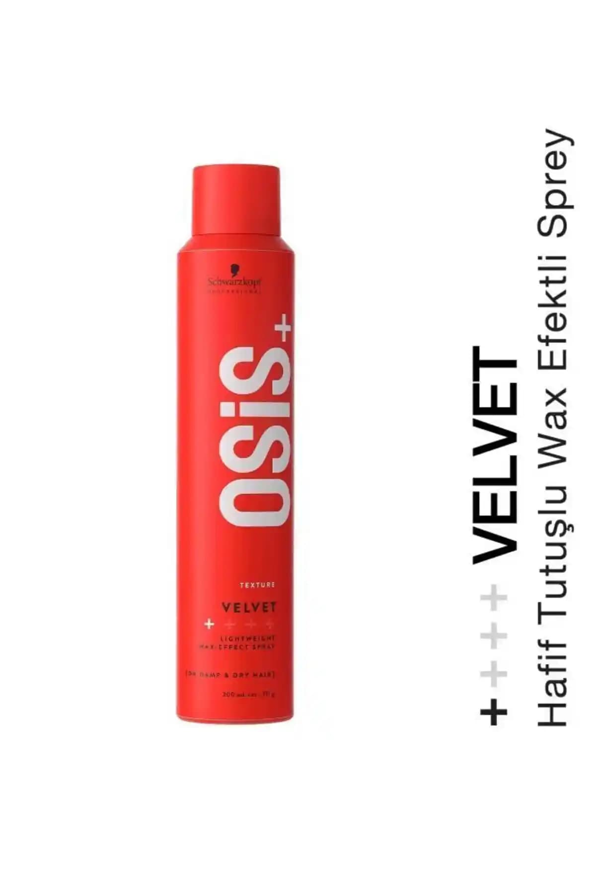 Osis Velvet Sprey 200ml: Kadifemsi Doku ve Parlaklık Sağlayan Saç Şekillendirme Ürünü